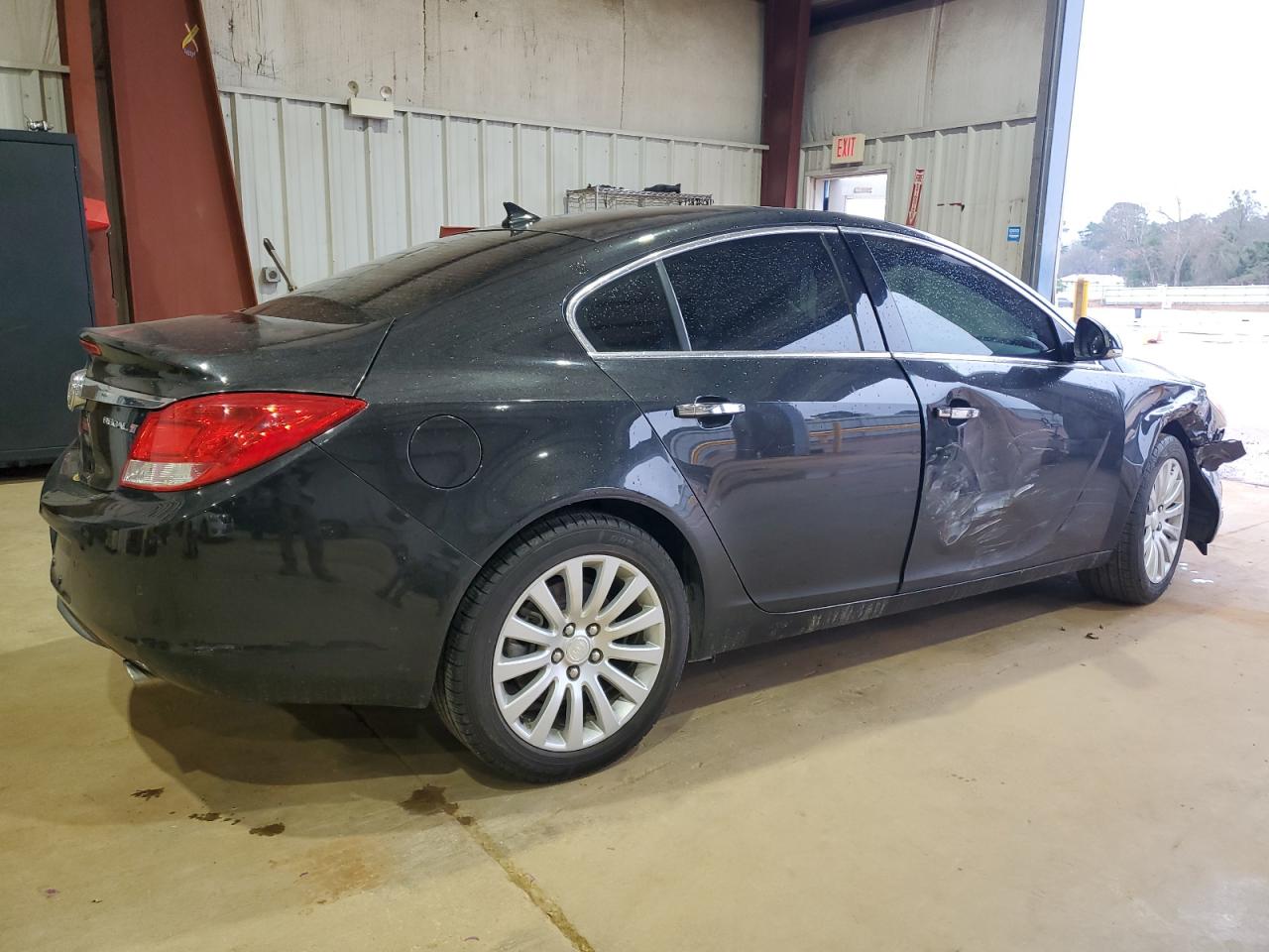 2013 Buick Regal VIN 2G4GS5EV1D9198962 Copart auction photo, front end / side damage thumbnail 3