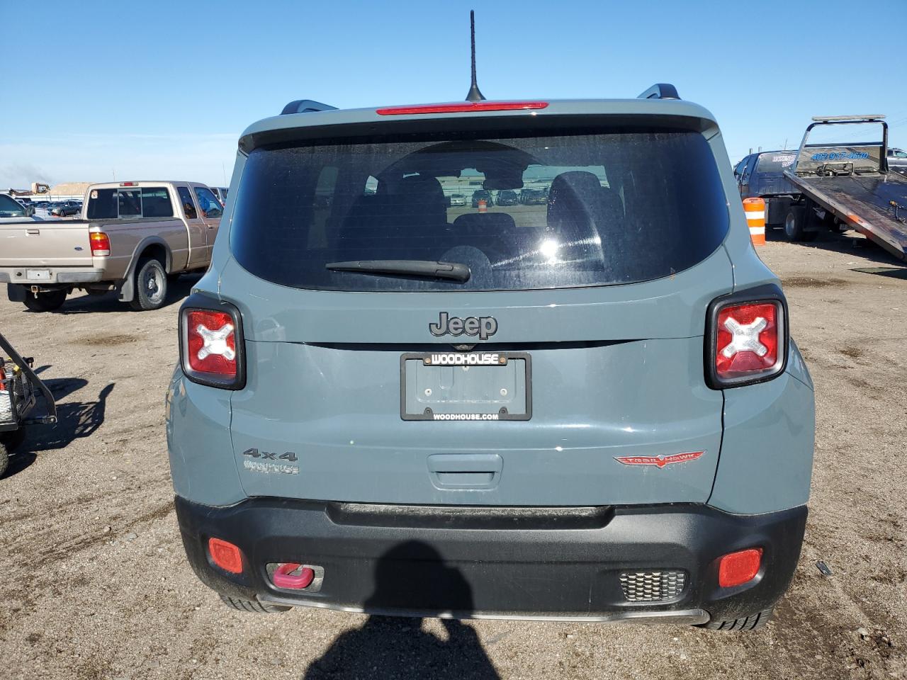 2018 Jeep Renegade VIN ZACCJBCB1JPH87958 Copart auction photo, rear end / hail damage thumbnail 6