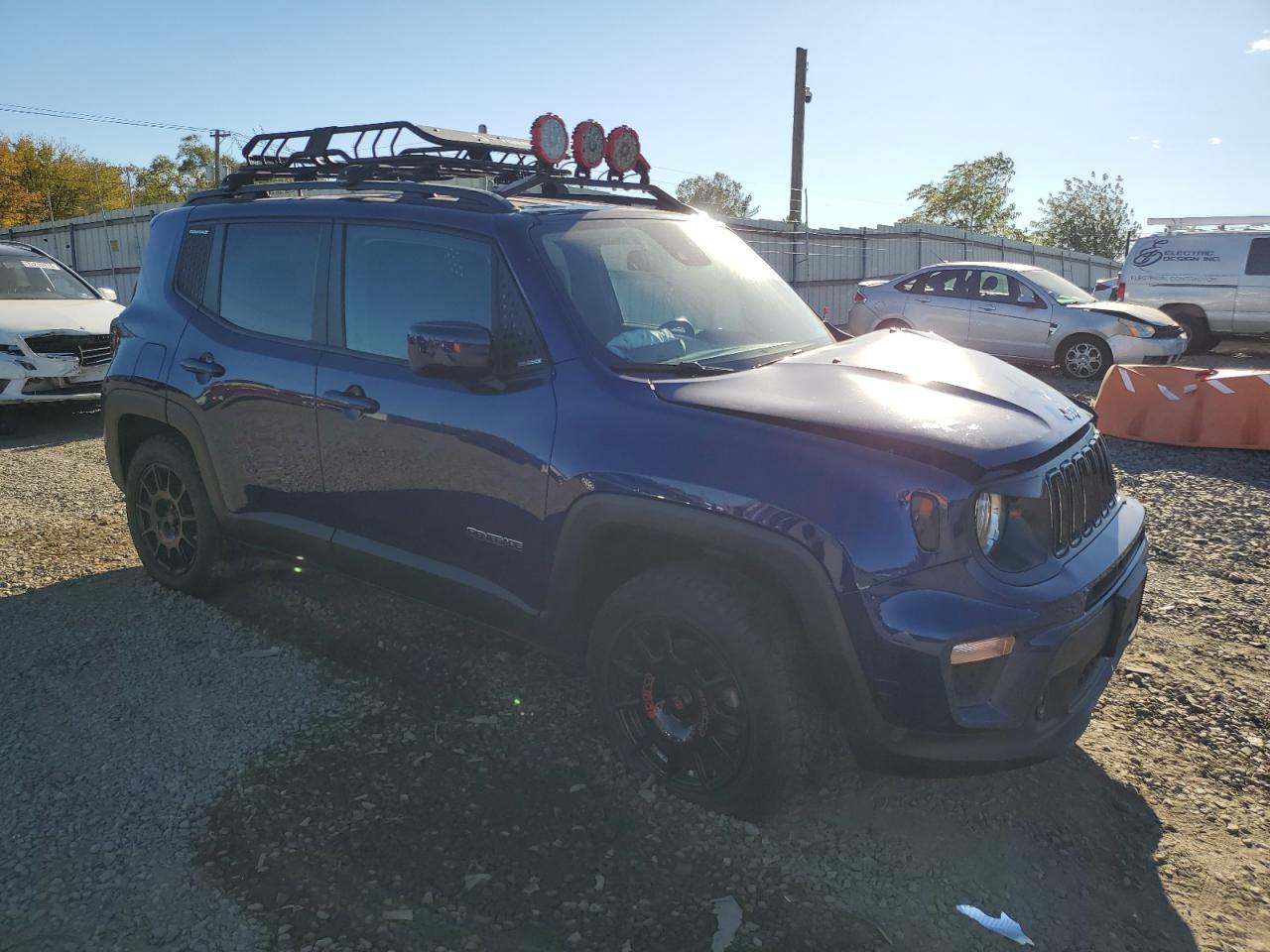 2021 Jeep Renegade VIN ZACNJDBB1MPM41237 Copart auction photo, front end damage thumbnail 4