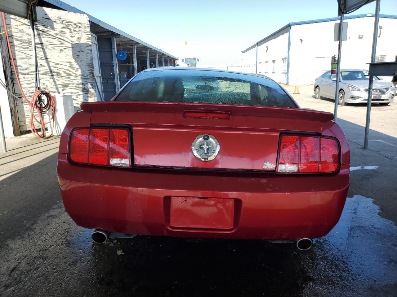 2007 Ford Mustang VIN 1ZVFT80N075351481 Copart auction photo, front end damage thumbnail 6