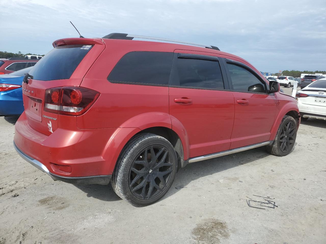 2015 Dodge Journey VIN 3C4PDCGG3FT525606 Copart auction photo, front end damage thumbnail 3