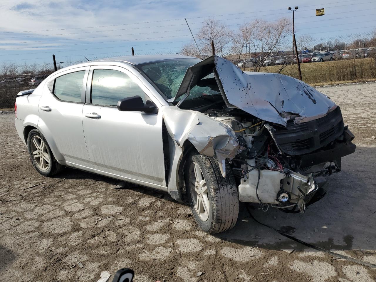 2009 Dodge Avenger VIN 1B3LC56B89N520023 Copart auction photo, front end / mechanical damage thumbnail 4