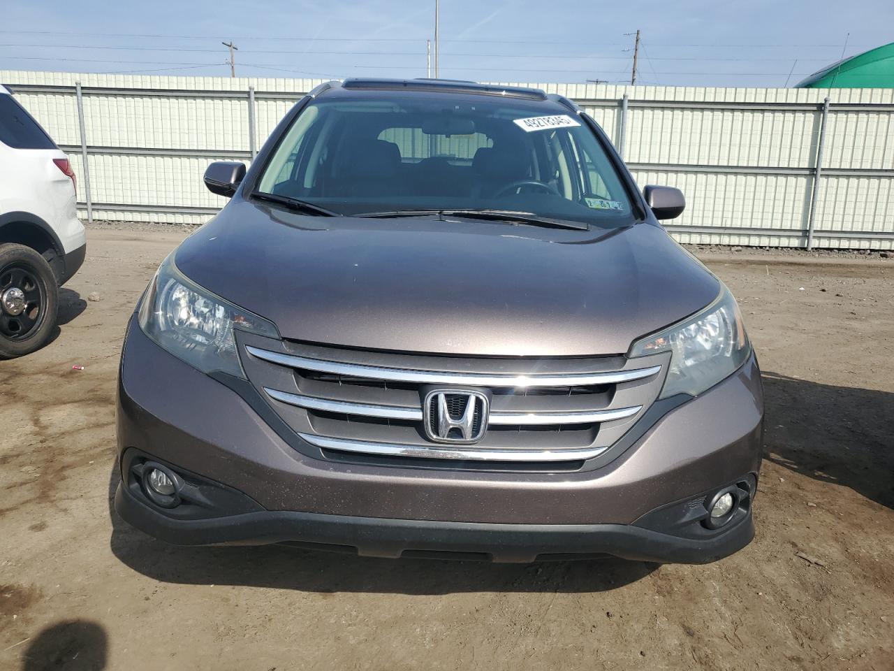 2014 Honda CR-V VIN 2HKRM4H72EH719667 Copart auction photo, front end / side damage thumbnail 5