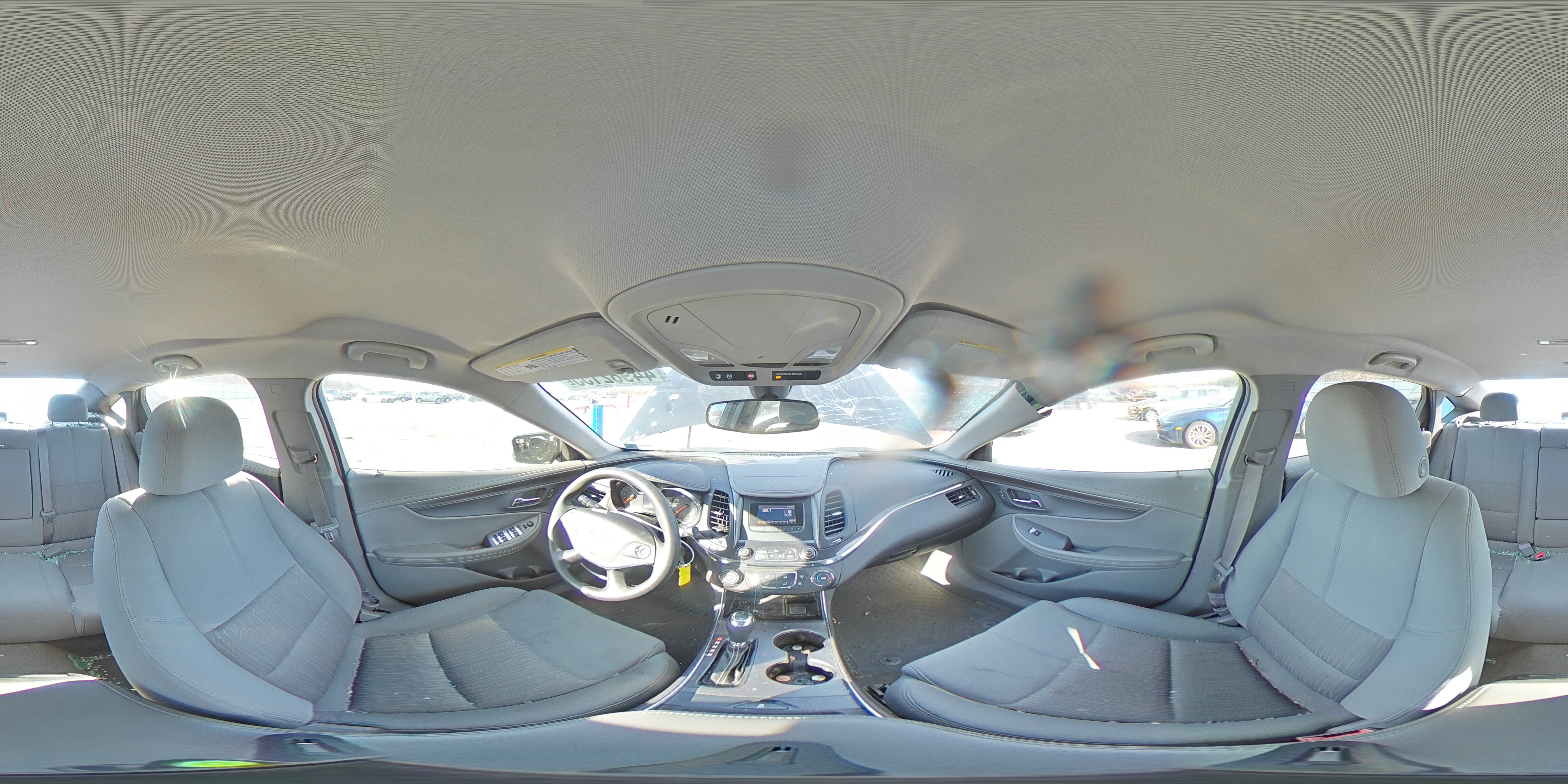 2014 Chevrolet Impala VIN 2G11Y5SLXE9109959 Copart auction photo, front end / rear end damage thumbnail 12