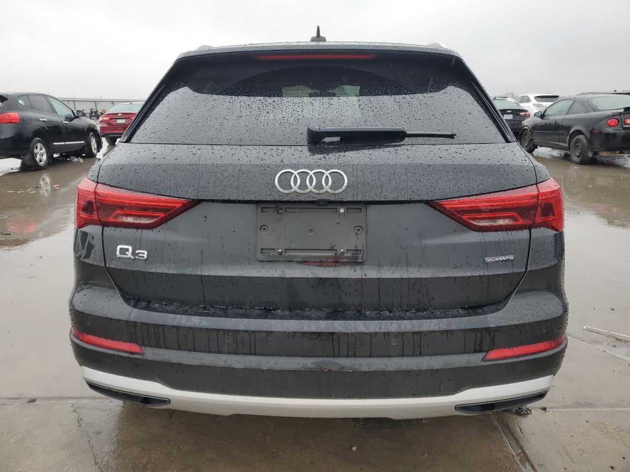 2020 Audi Q3 VIN WA1AECF31L1114204 Copart auction photo, side damage thumbnail 6