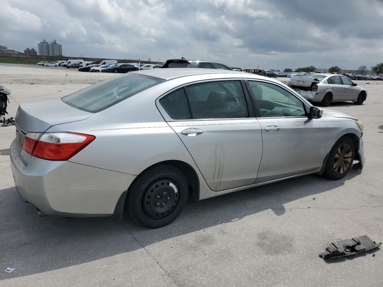 2013 Honda Accord VIN 1HGCR2F30DA016684 Copart auction photo, front end / side damage thumbnail 3