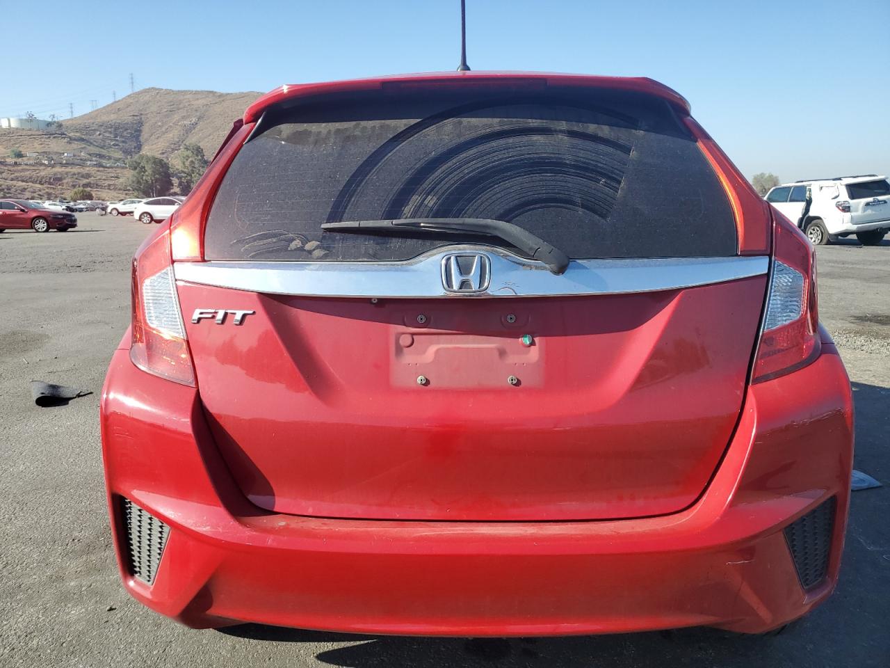 2015 Honda Fit VIN 3HGGK5H86FM762420 Copart auction photo, rollover damage thumbnail 6