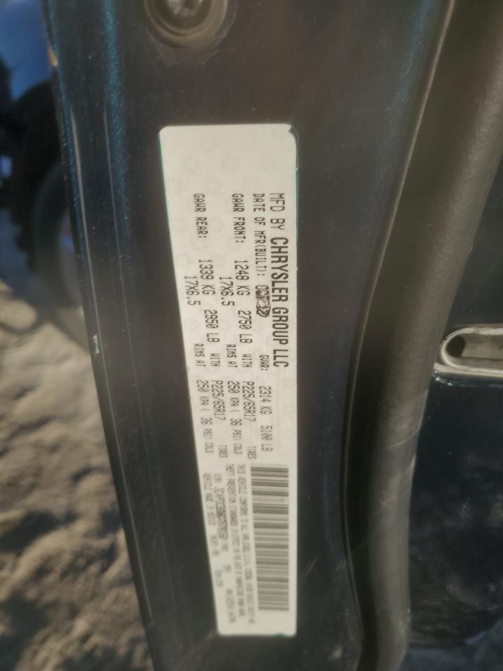 2015 Dodge Journey VIN 3C4PDCBB8FT595162 Copart auction photo, rear end / front end damage thumbnail 14