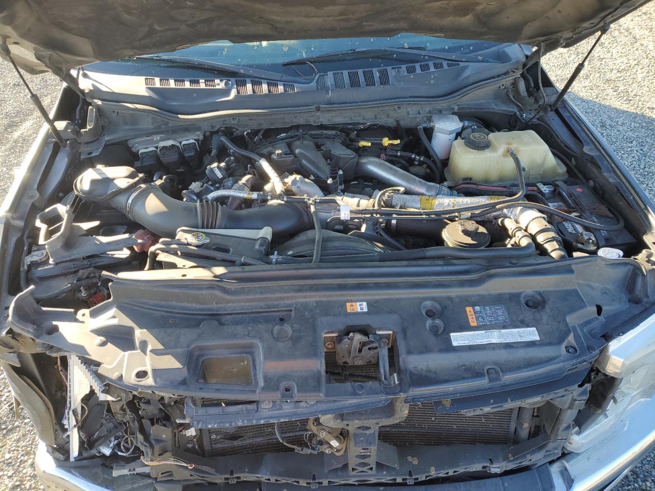 2017 Ford F250 VIN 1FT7W2BT1HEE32885 Copart auction photo, front end / side damage thumbnail 12