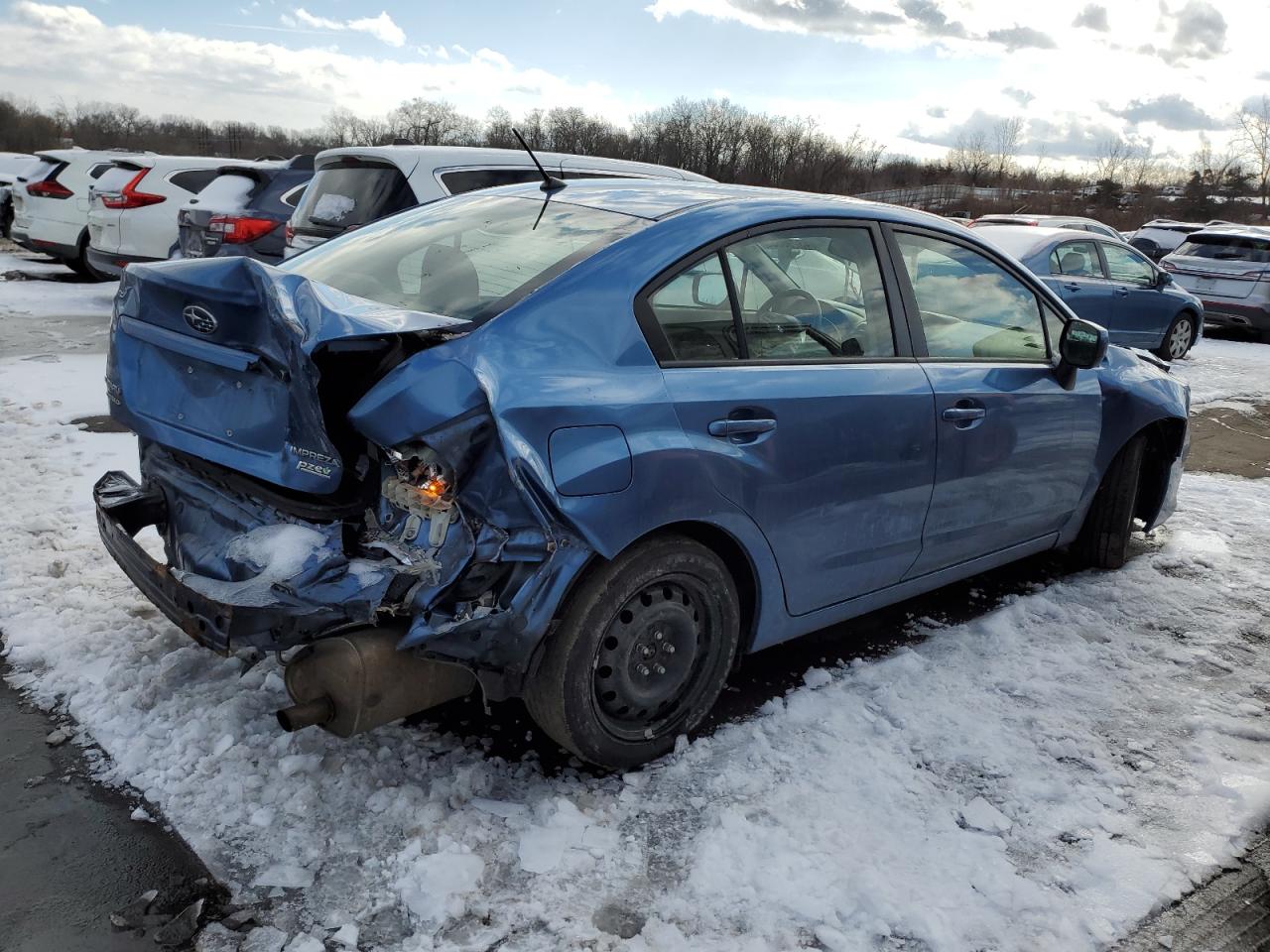 2014 Subaru Impreza VIN JF1GJAC68EH021856 Copart auction photo, rear end / front end damage thumbnail 3