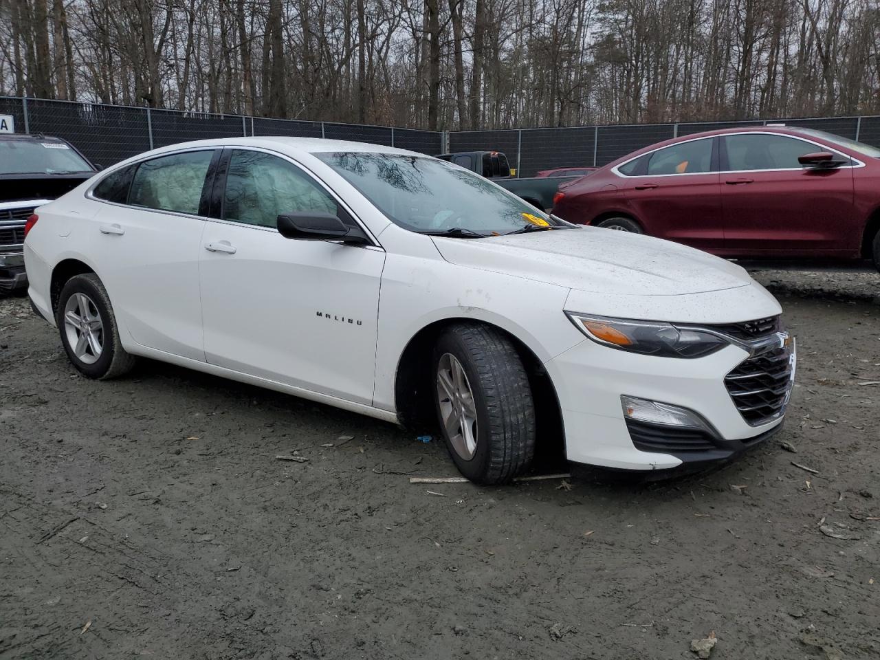 2020 Chevrolet Malibu VIN 1G1ZC5ST8LF116933 Copart auction photo, front end / side damage thumbnail 4