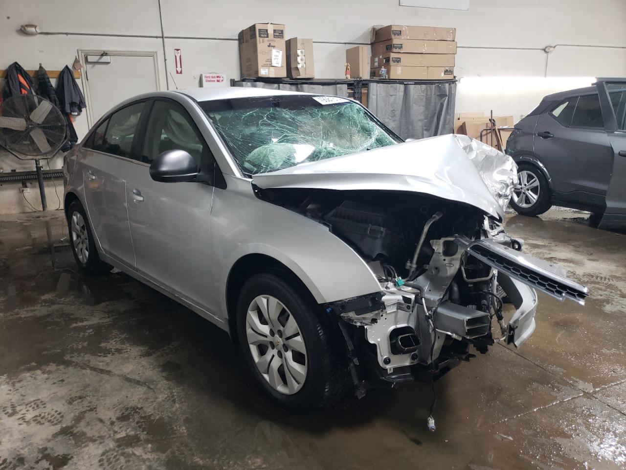2012 Chevrolet Cruze VIN 1G1PC5SH1C7122196 Copart auction photo, front end / side damage thumbnail 4