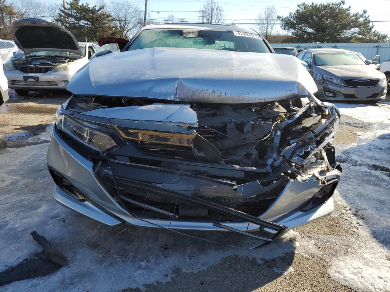 2022 Honda Accord VIN 1HGCV3F2XNA047404 Copart auction photo, front end / rear end damage thumbnail 5