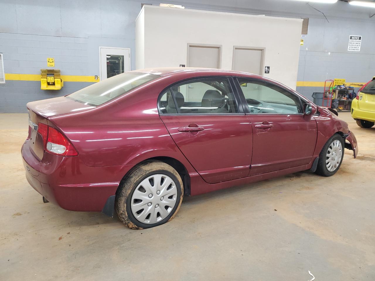 2010 Honda Civic VIN 2HGFA1F57AH532151 Copart auction photo, front end damage thumbnail 3