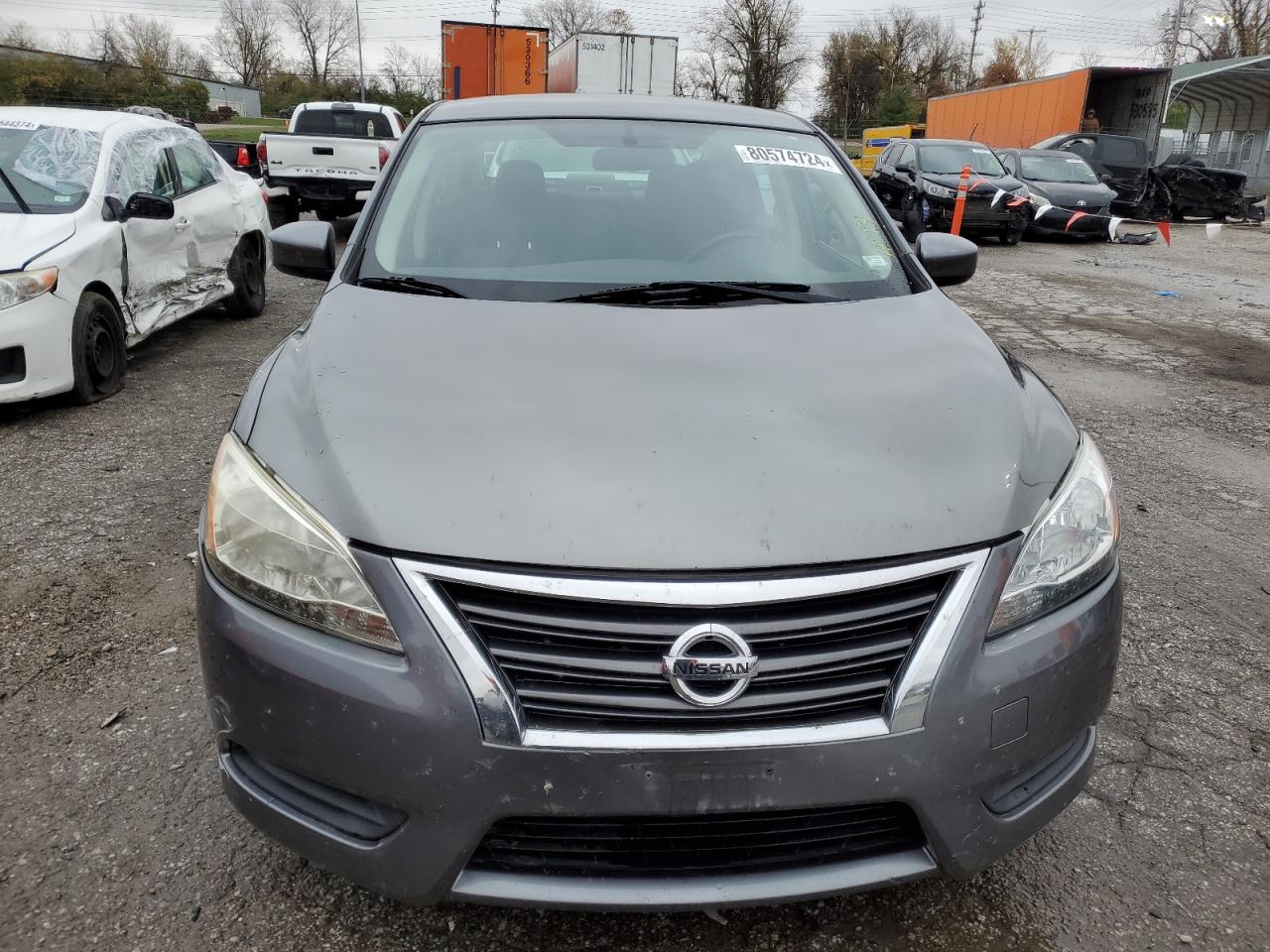 2015 Nissan Sentra VIN 3N1AB7AP4FY248983 Copart auction photo, rear end damage thumbnail 5