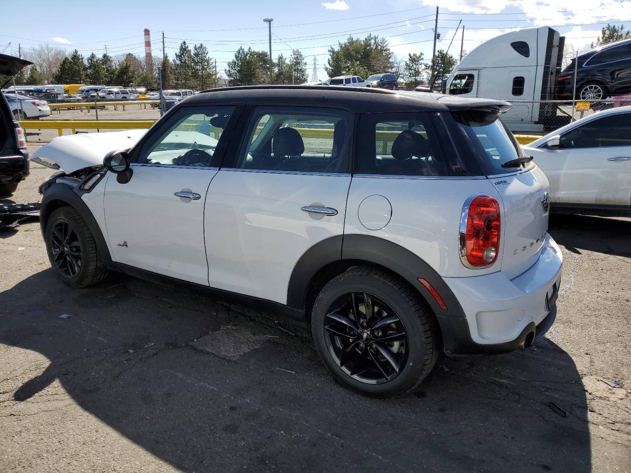 2014 MINI Cooper VIN WMWZC5C53EWP35799 Copart auction photo, front end damage thumbnail 2