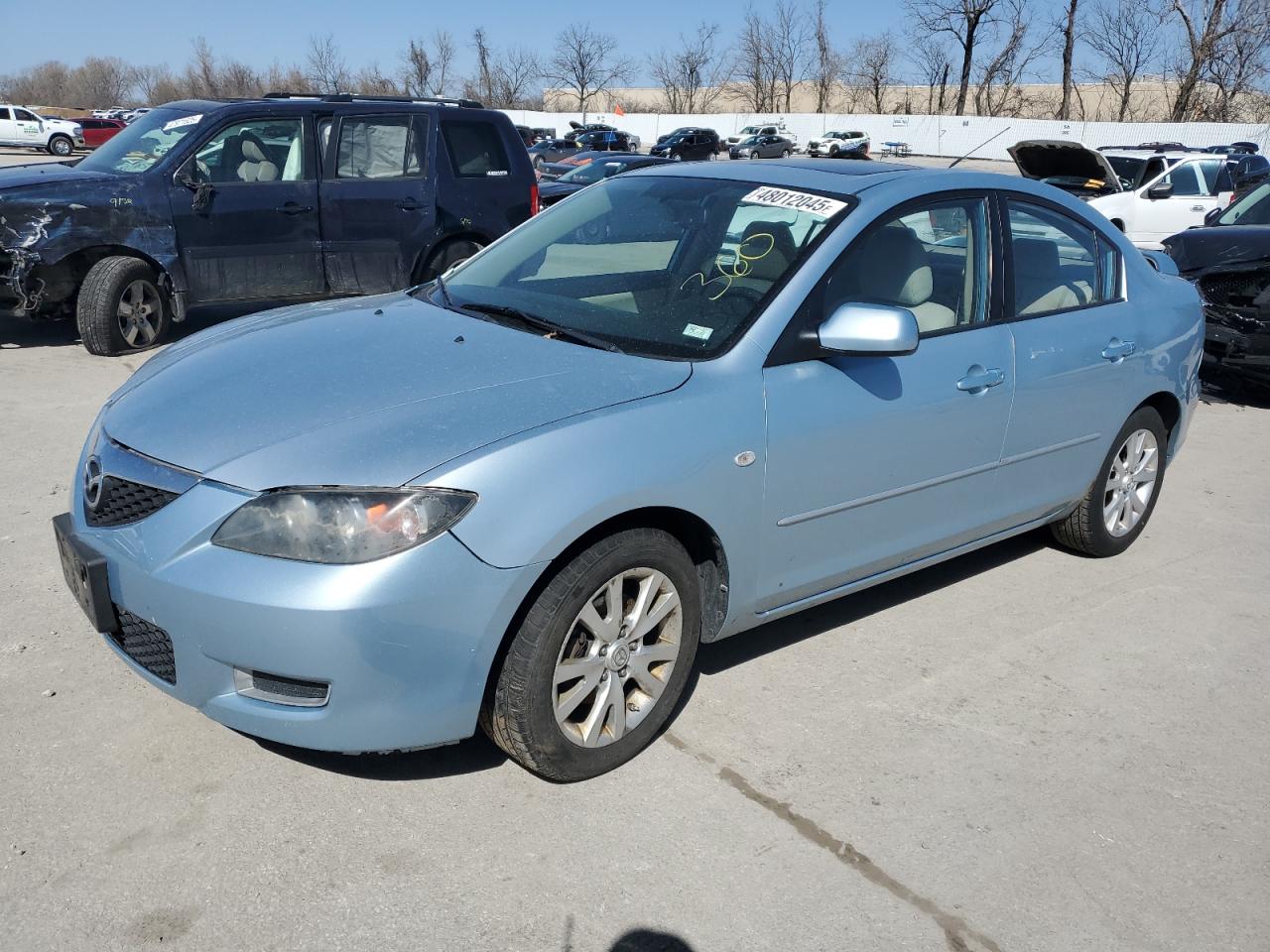 2007 Mazda 3 VIN JM1BK12F371666350