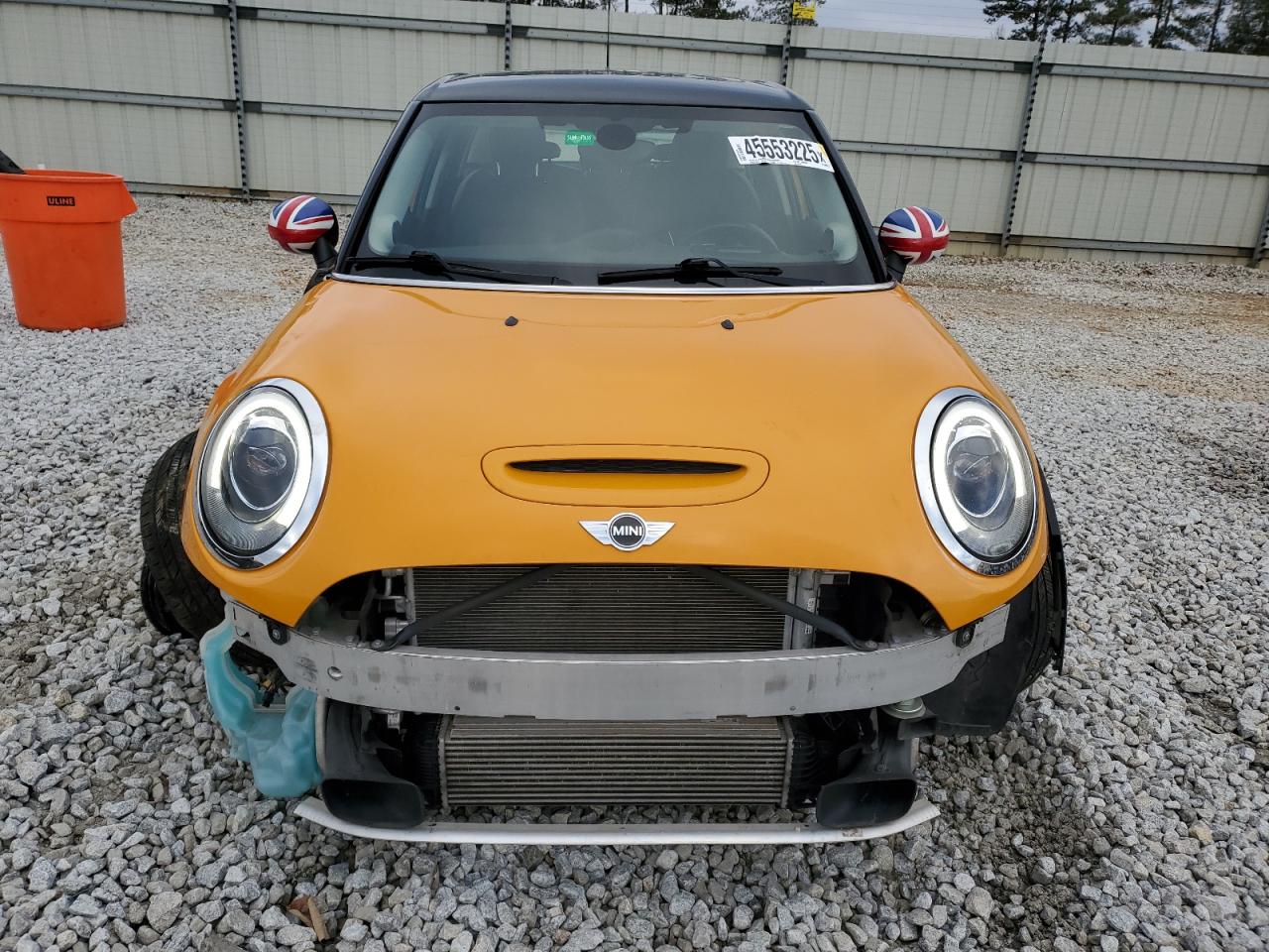 2016 MINI Cooper VIN WMWXU3C56G2D27657 Copart auction photo, front end / undercarriage damage thumbnail 5