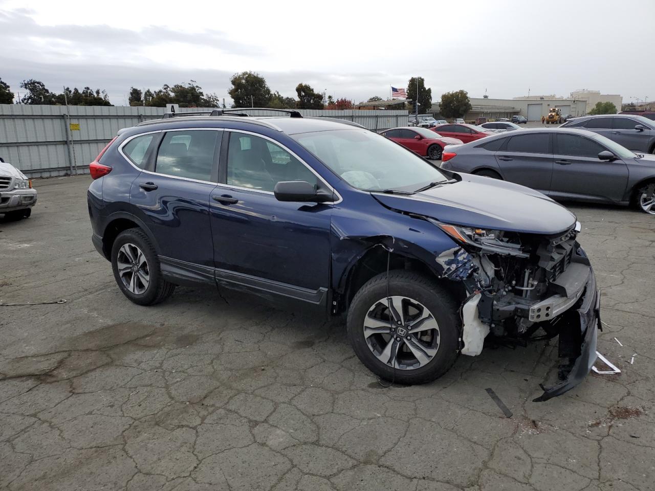2018 Honda CR-V VIN 2HKRW6H31JH213552 Copart auction photo, front end damage thumbnail 4