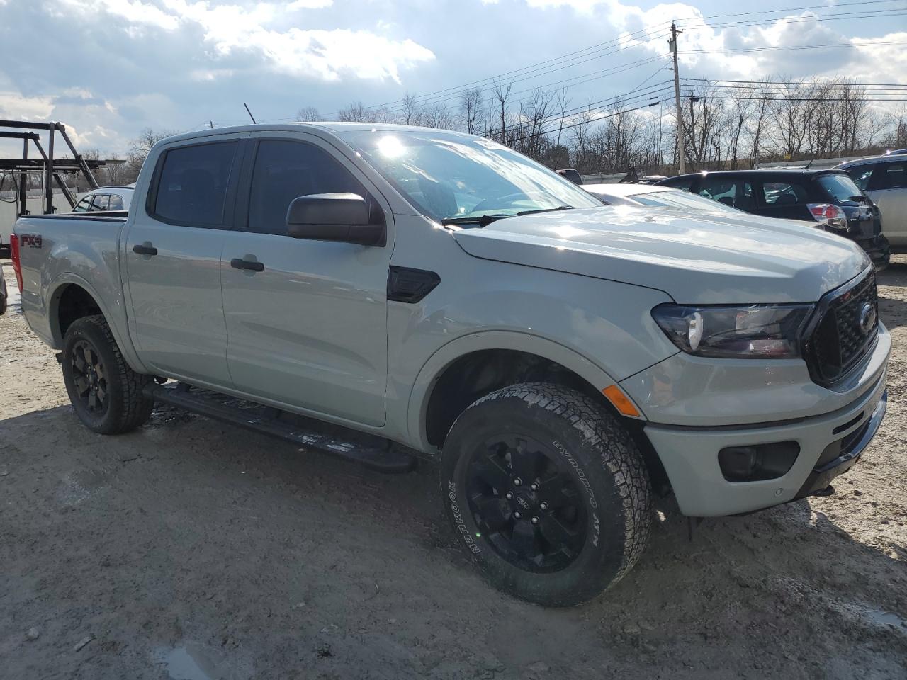 2023 Ford Ranger VIN 1FTER4FH7PLE00968 Copart auction photo, front end / side damage thumbnail 4