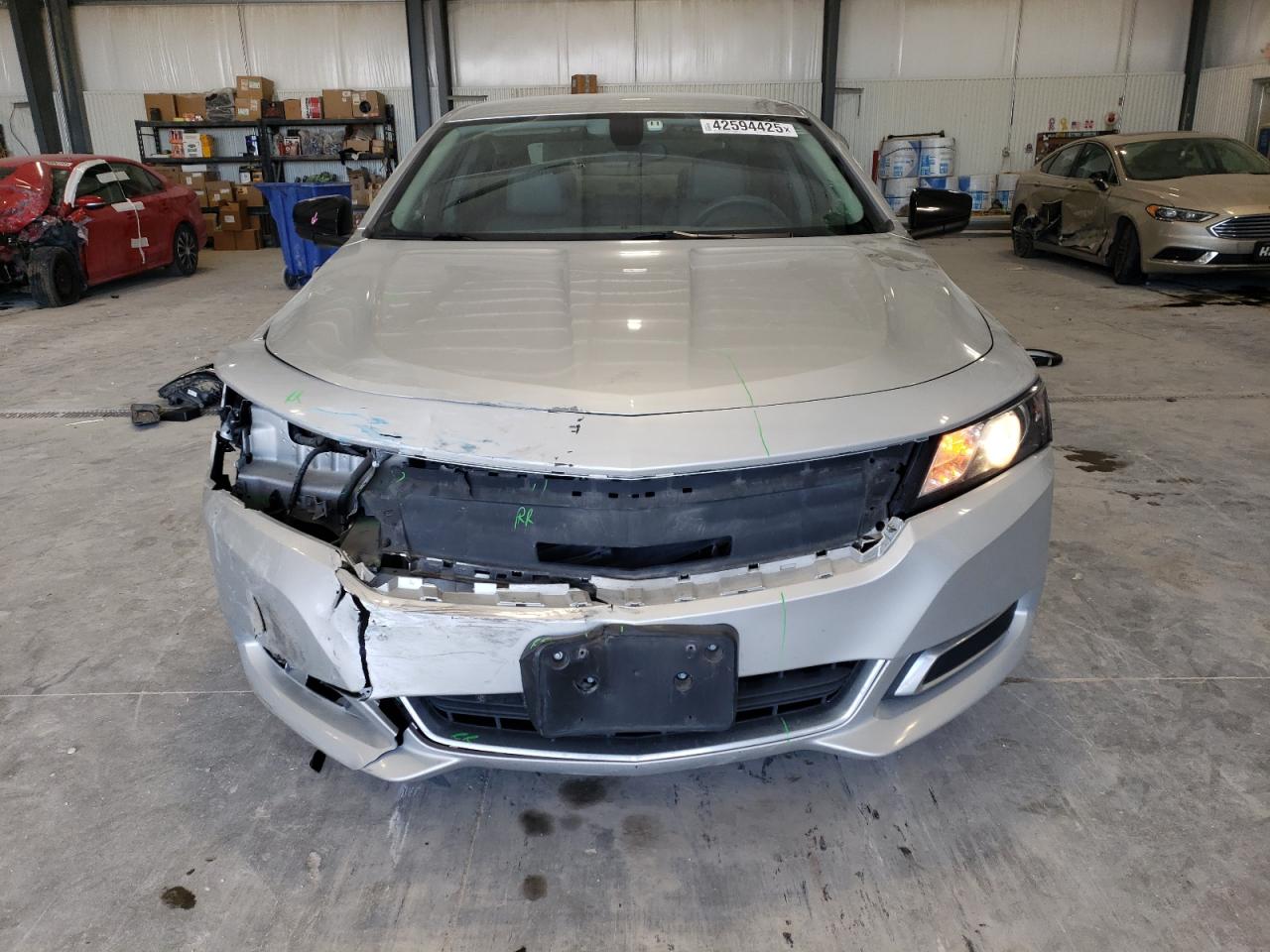 2018 Chevrolet Impala VIN 1G11X5SA8JU133918 Copart auction photo, front end / hail damage thumbnail 5
