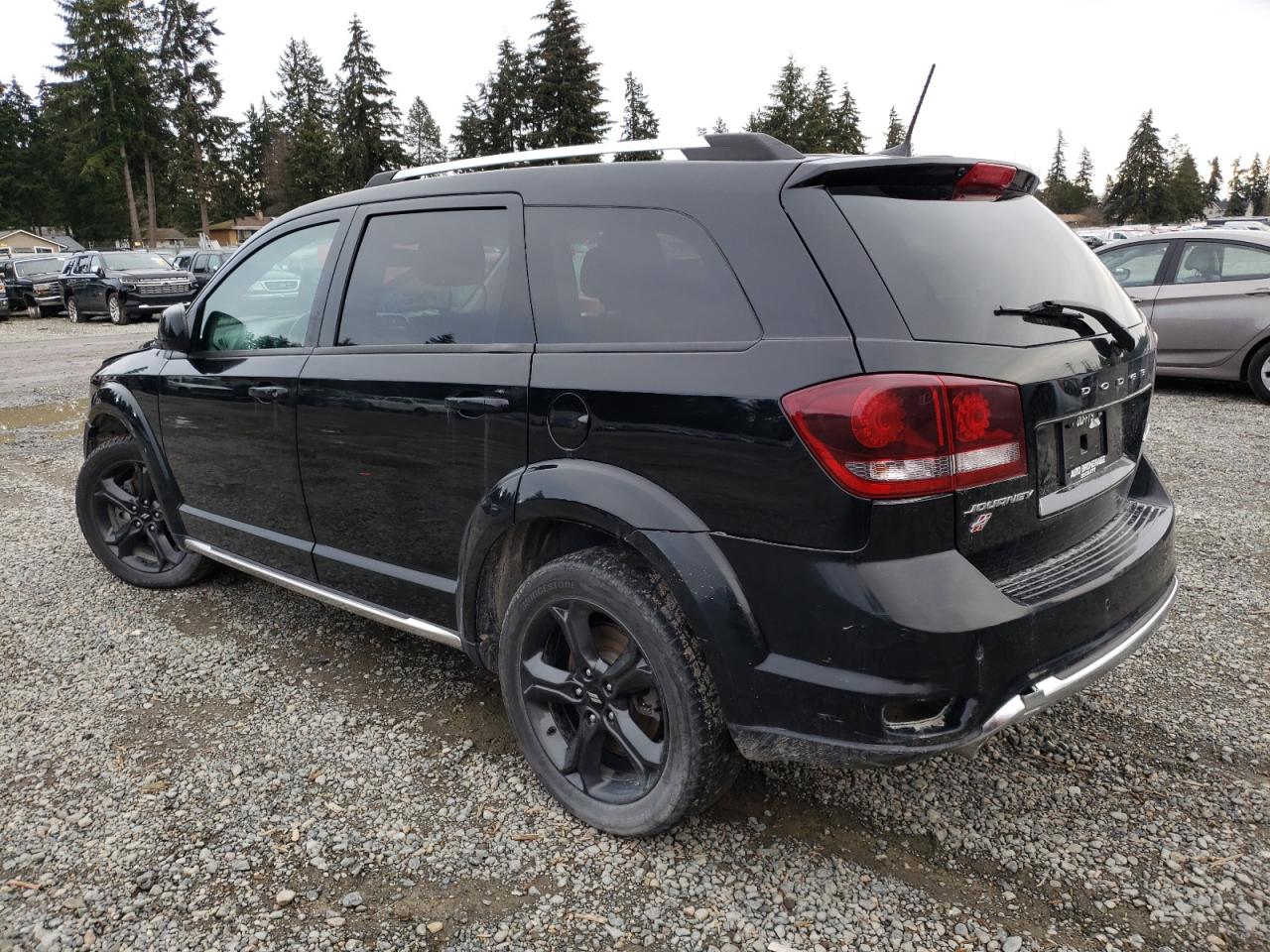 2019 Dodge Journey VIN 3C4PDDGGXKT701938 Copart auction photo, front end / rear end damage thumbnail 2