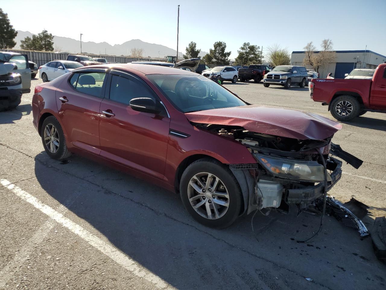 2013 KIA Optima VIN 5XXGM4A73DG108252 Copart auction photo, front end damage thumbnail 4