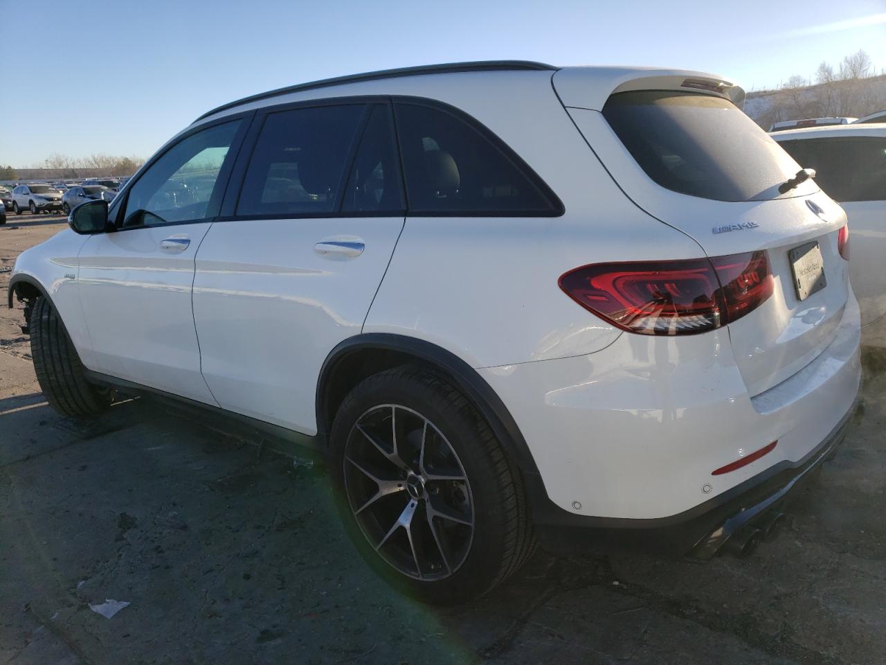 2021 Mercedes-Benz GLC VIN W1N0G6EBXMF945798 Copart auction photo, front end / minor dent/scratches damage thumbnail 2