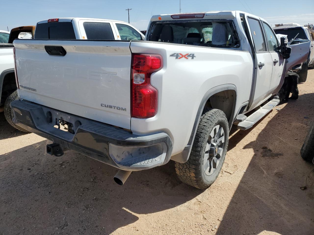 2024 Chevrolet Silverado VIN 1GC1YME7XRF349607 Copart auction photo, all over damage thumbnail 3