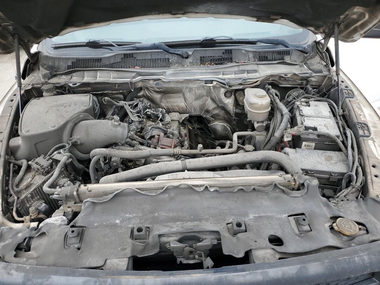 2014 RAM 2500 VIN 3C6MR5AJXEG196180 Copart auction photo, burn - engine damage thumbnail 11