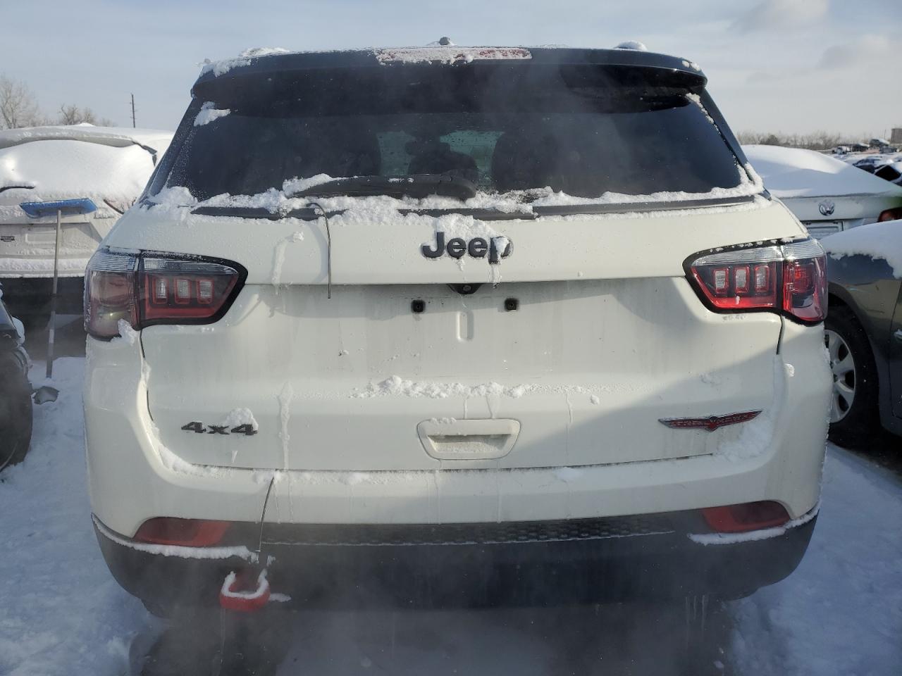 2018 Jeep Compass VIN 3C4NJDDB8JT341737 Copart auction photo, front end damage thumbnail 6