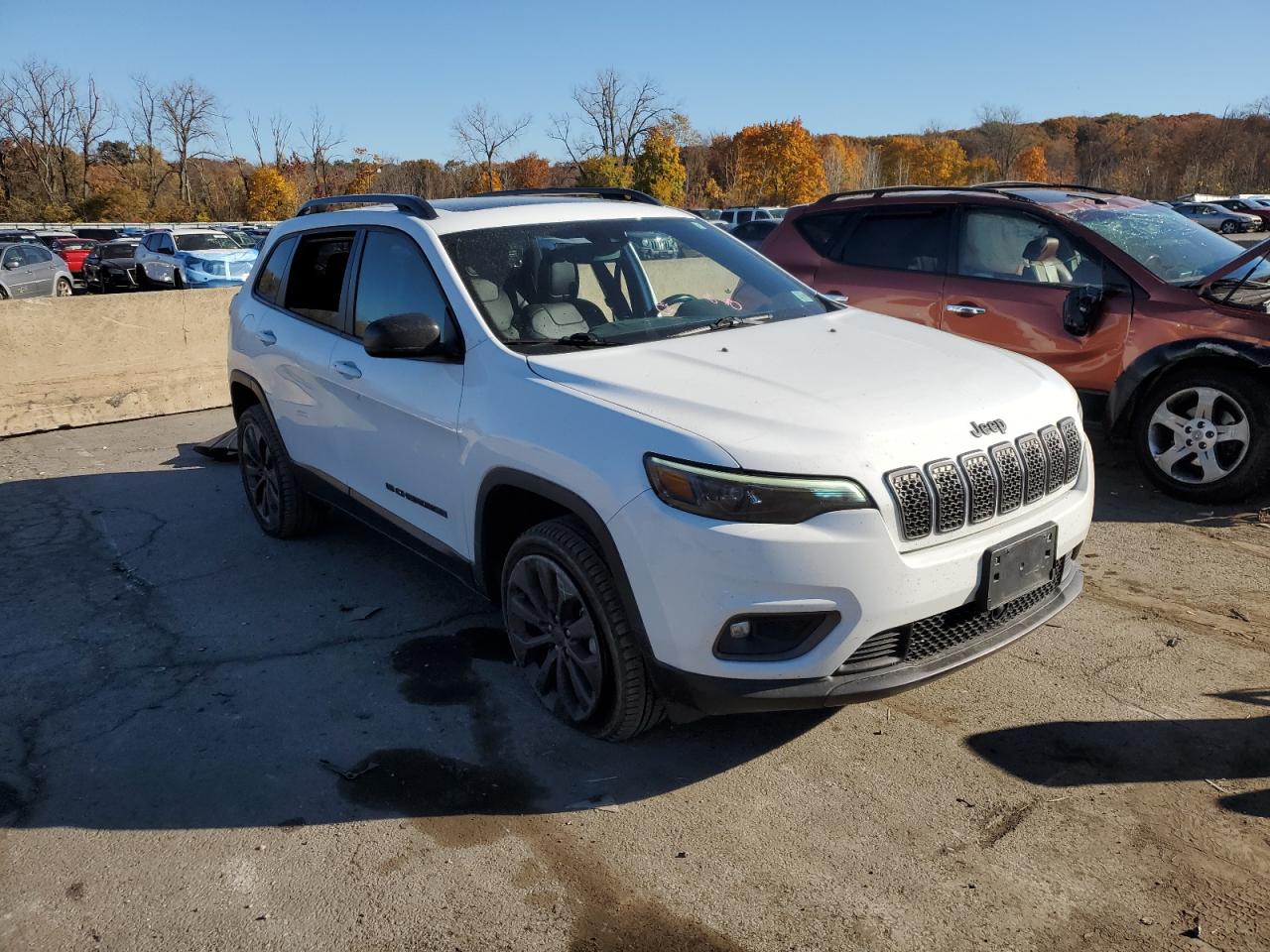 2021 Jeep Grand Cherokee VIN 1C4PJMMX2MD148496 Copart auction photo, side / rear end damage thumbnail 4