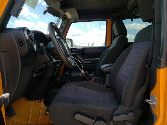 2012 Jeep Wrangler VIN 1C4AJWAG6CL247929 Copart auction photo, front end / side damage thumbnail 7