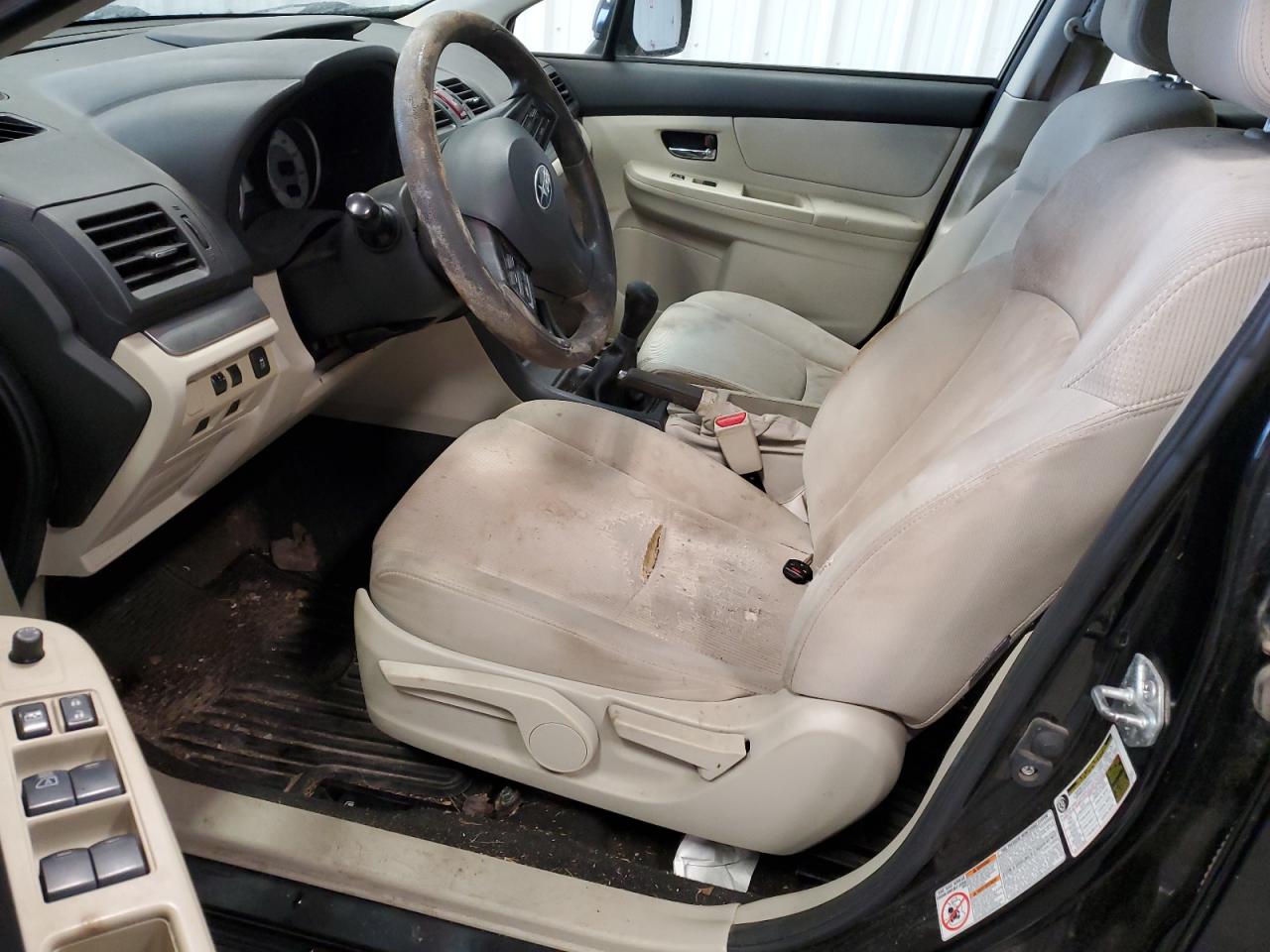 2012 Subaru Impreza VIN JF1GPAL63CG217544 Copart auction photo, biohazard/chemical damage thumbnail 7