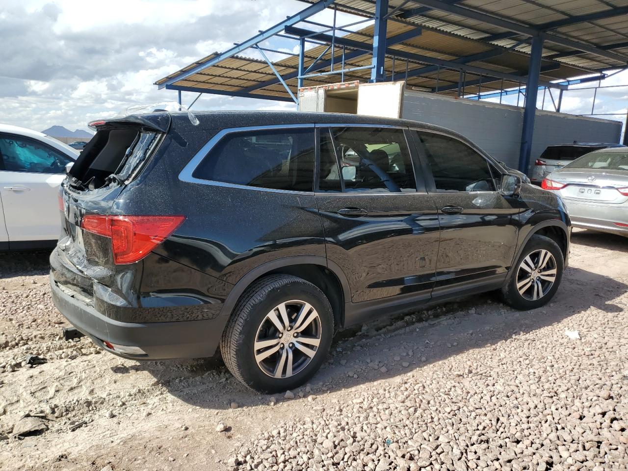 2016 Honda Pilot VIN 5FNYF6H57GB013103 Copart auction photo, rear end damage thumbnail 3