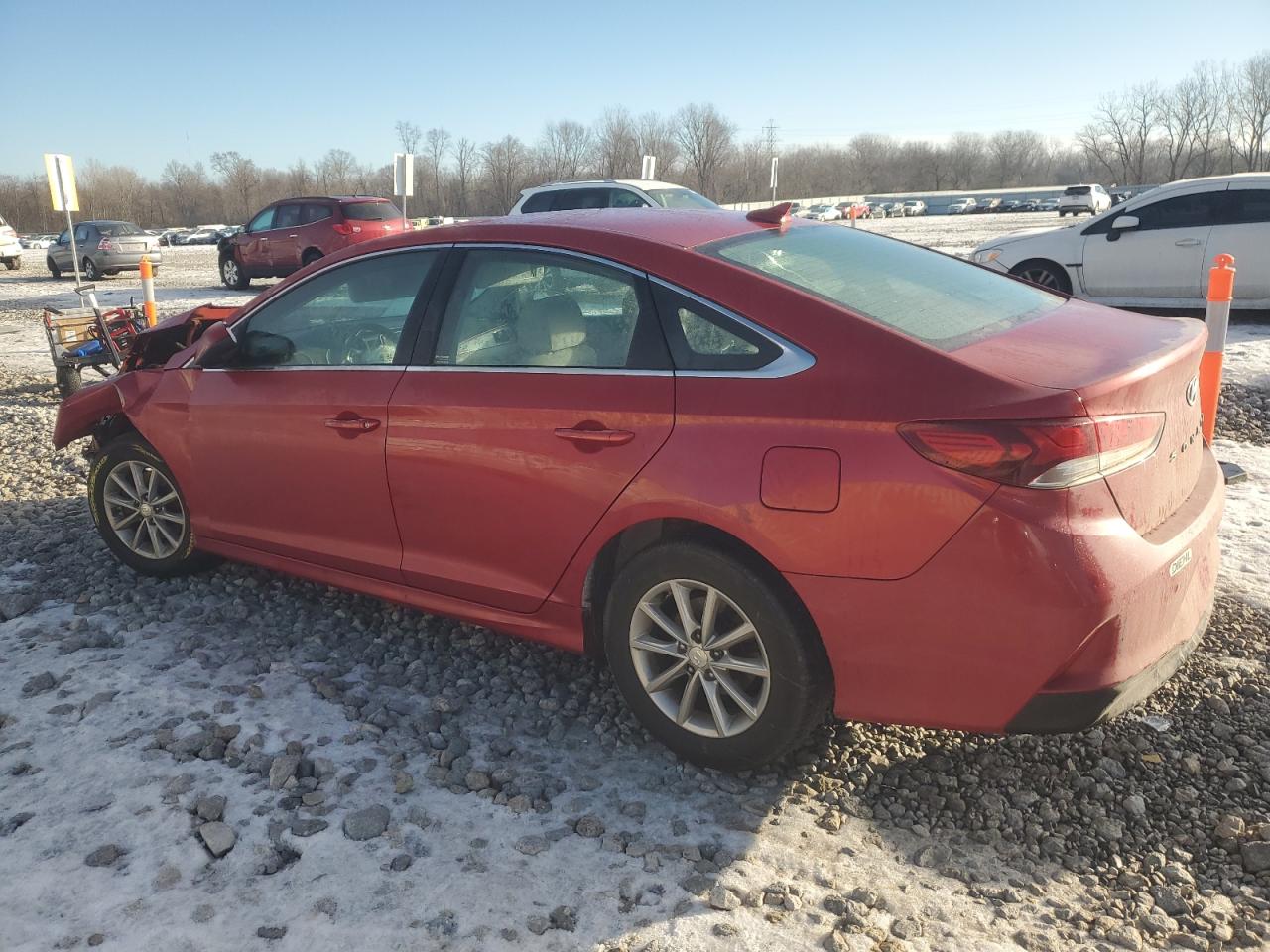 2019 Hyundai Sonata VIN 5NPE24AF1KH772250 Copart auction photo, front end / undercarriage damage thumbnail 2