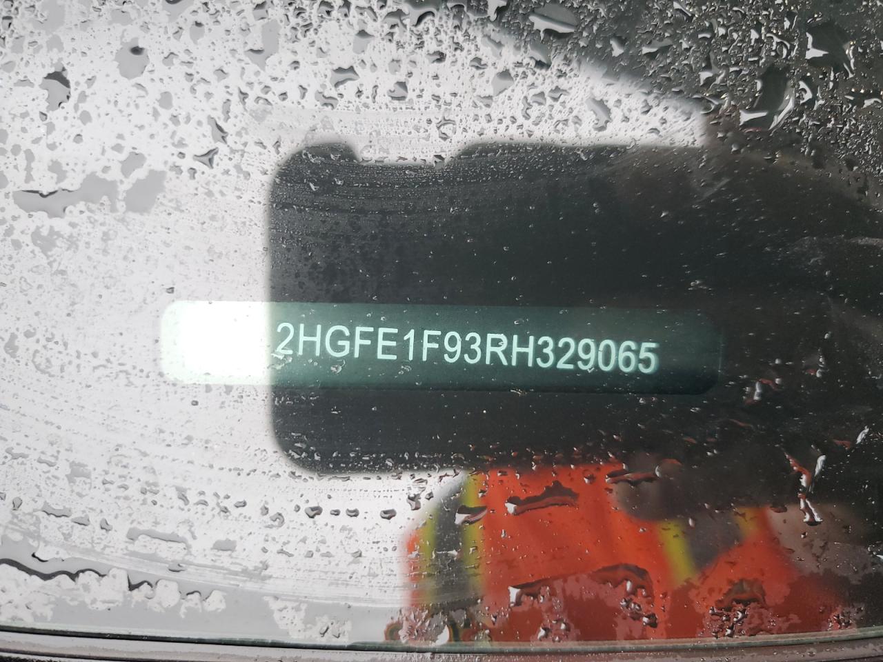 2024 Honda Civic VIN 2HGFE1F93RH329065 Copart auction photo, side / minor dent/scratches damage thumbnail 12