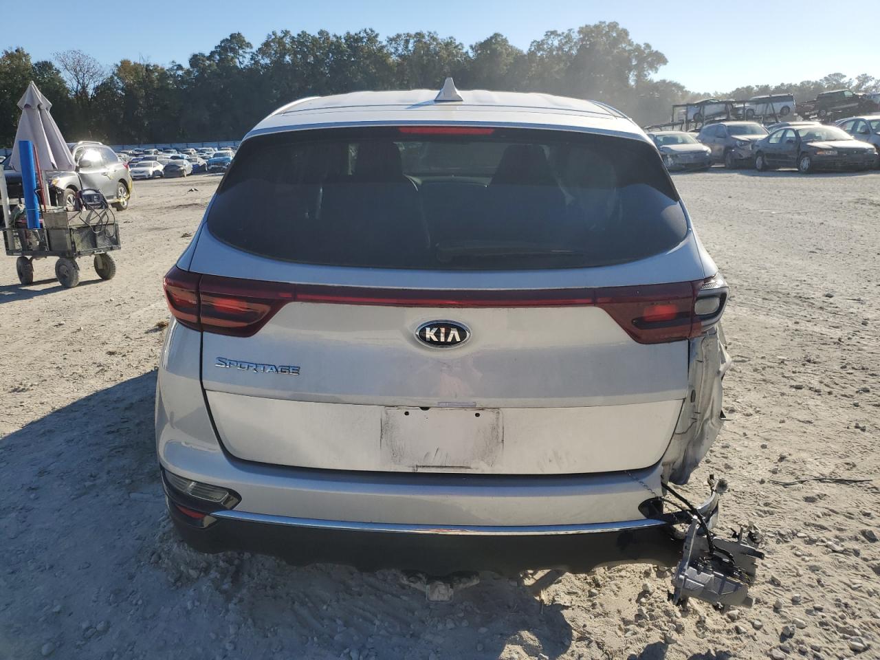 2022 KIA Sportage VIN KNDPM3AC9N7009114 Copart auction photo, rear end / side damage thumbnail 6