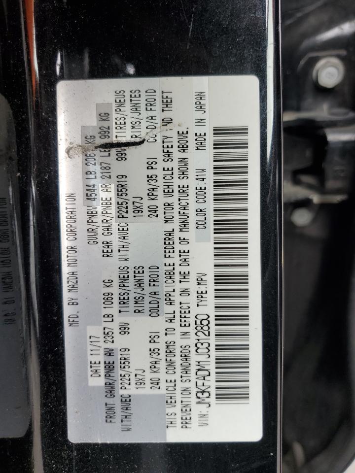 2018 Mazda CX-5 VIN JM3KFADM1J0312850 Copart auction photo, undercarriage / front end damage thumbnail 12
