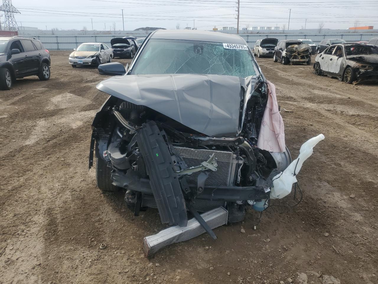 2020 GMC Terrain VIN 3GKALMEV9LL134752 Copart auction photo, front end / side damage thumbnail 5