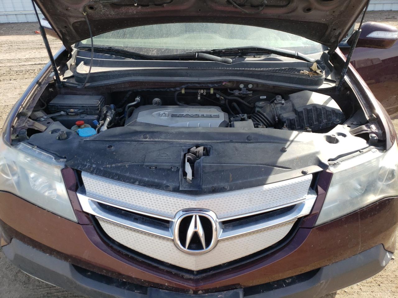 2008 Acura MDX VIN 2HNYD28268H527681 Copart auction photo, all over damage thumbnail 12