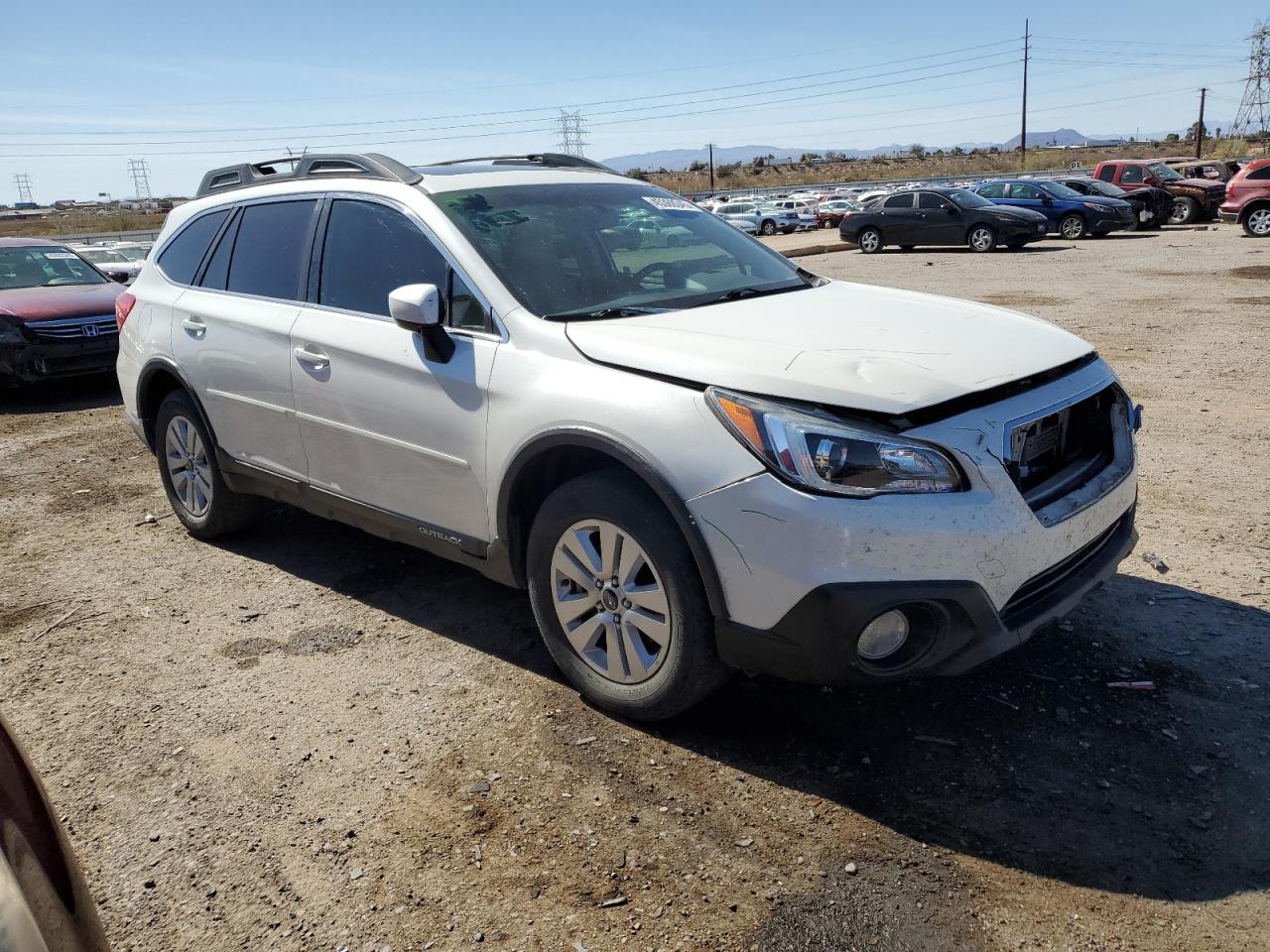 2015 Subaru Outback VIN 4S4BSAEC4F3268614 Copart auction photo, front end damage thumbnail 4