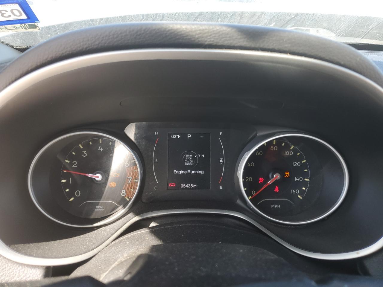 2018 Jeep Compass VIN 3C4NJDAB9JT126632 Copart auction photo, front end / minor dent/scratches damage thumbnail 9