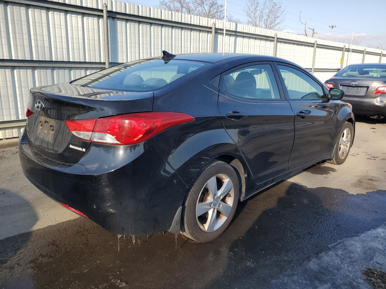 2013 Hyundai Elantra VIN 5NPDH4AE7DH184700 Copart auction photo, normal wear / mechanical damage thumbnail 3