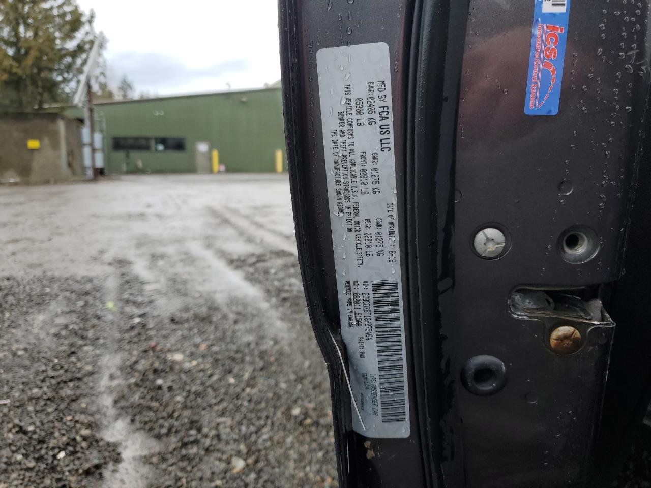 2016 Dodge Challenger VIN 2C3CDZBT1GH275464 Copart auction photo, all over damage thumbnail 12