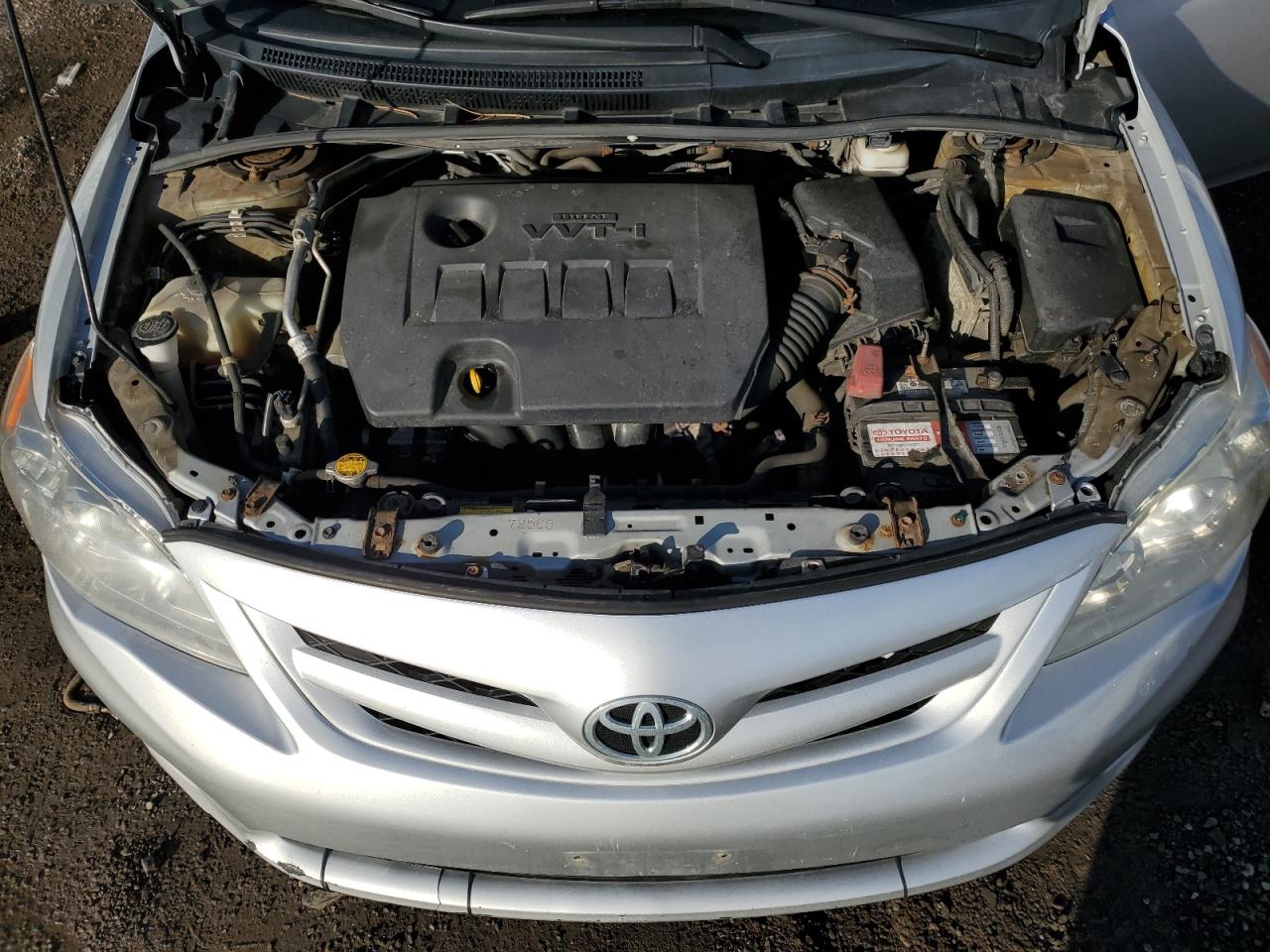 2012 Toyota Corolla VIN 2T1BU4EE5CC881779 Copart auction photo, rear end / side damage thumbnail 11