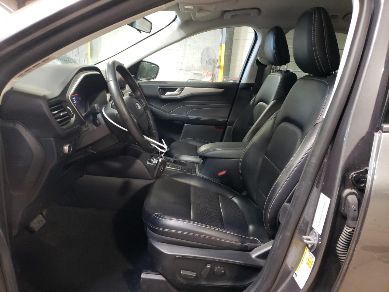 2021 Ford Escape VIN 1FMCU9CZ1MUA15830 Copart auction photo, front end / side damage thumbnail 7