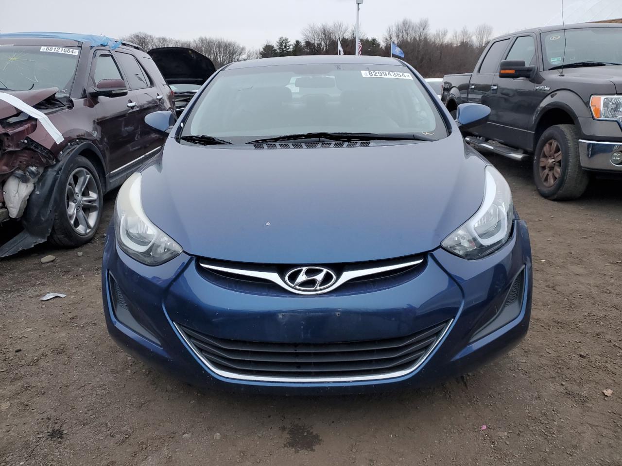 2016 Hyundai Elantra VIN 5NPDH4AE0GH785712 Copart auction photo, vandalism / side damage thumbnail 5