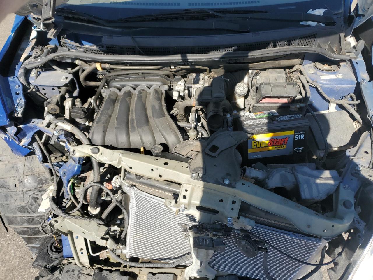 2012 Nissan Versa VIN 3N1BC1CP0CK269050 Copart auction photo, front end damage thumbnail 12