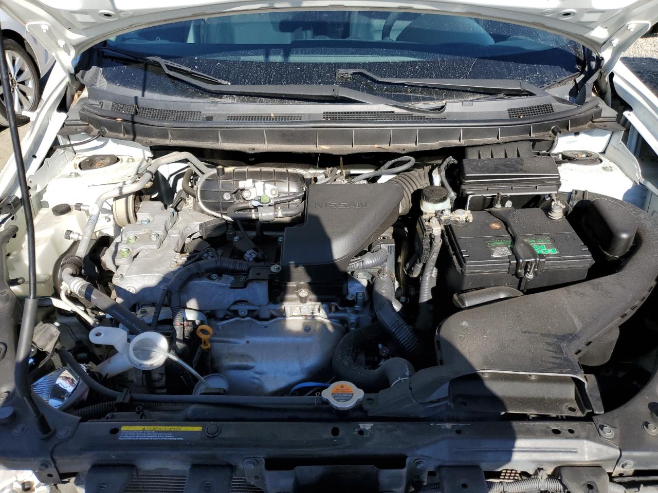 2014 Nissan Rogue VIN JN8AS5MT6EW604970 Copart auction photo, front end / side damage thumbnail 14